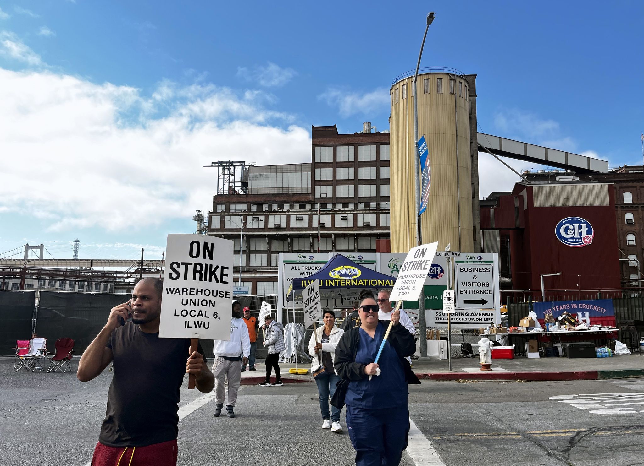 Contra Costa Co.: Crockett C&H Workers Strike, First In Decades