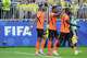 Netherlands celebrate Netherlands forward Brian Brobbey (19), far right, first goal of the game in the first half against Sweden at FIFA’s Houston Stadium on Saturday, June 20, 2026.