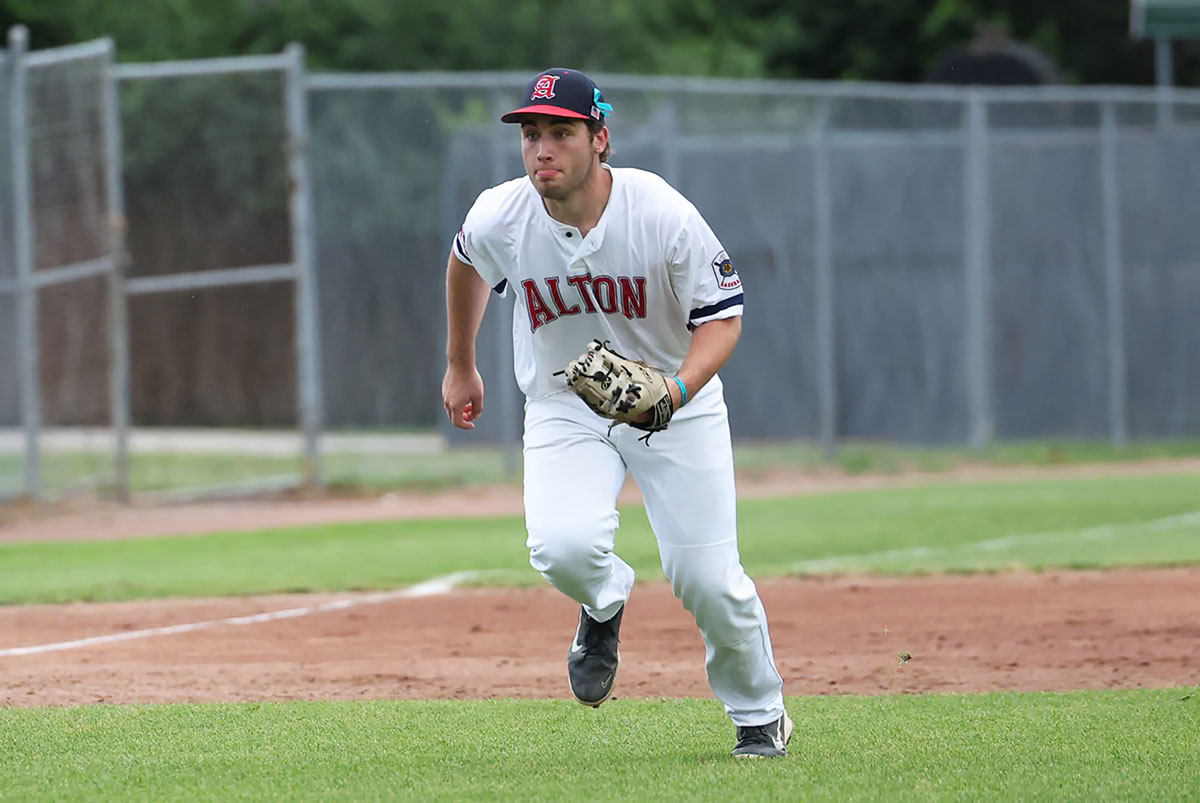 Alton Legion Post 126 split two games Saturday and finished 1-2 in the Trenton Post 778 Gator Classic baseball tournament.
