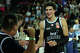 Karim Lopez of the Breakers celebrates the win with the fans during the round 19 NBL match between New Zealand Breakers and Melbourne United at Spark Arena, on January 30, 2026, in Auckland, New Zealand.