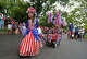 Roselyn Halvorson waved to the crowd as she participated in the 2016 Lakewood Fourth of July Parade in Dallas.