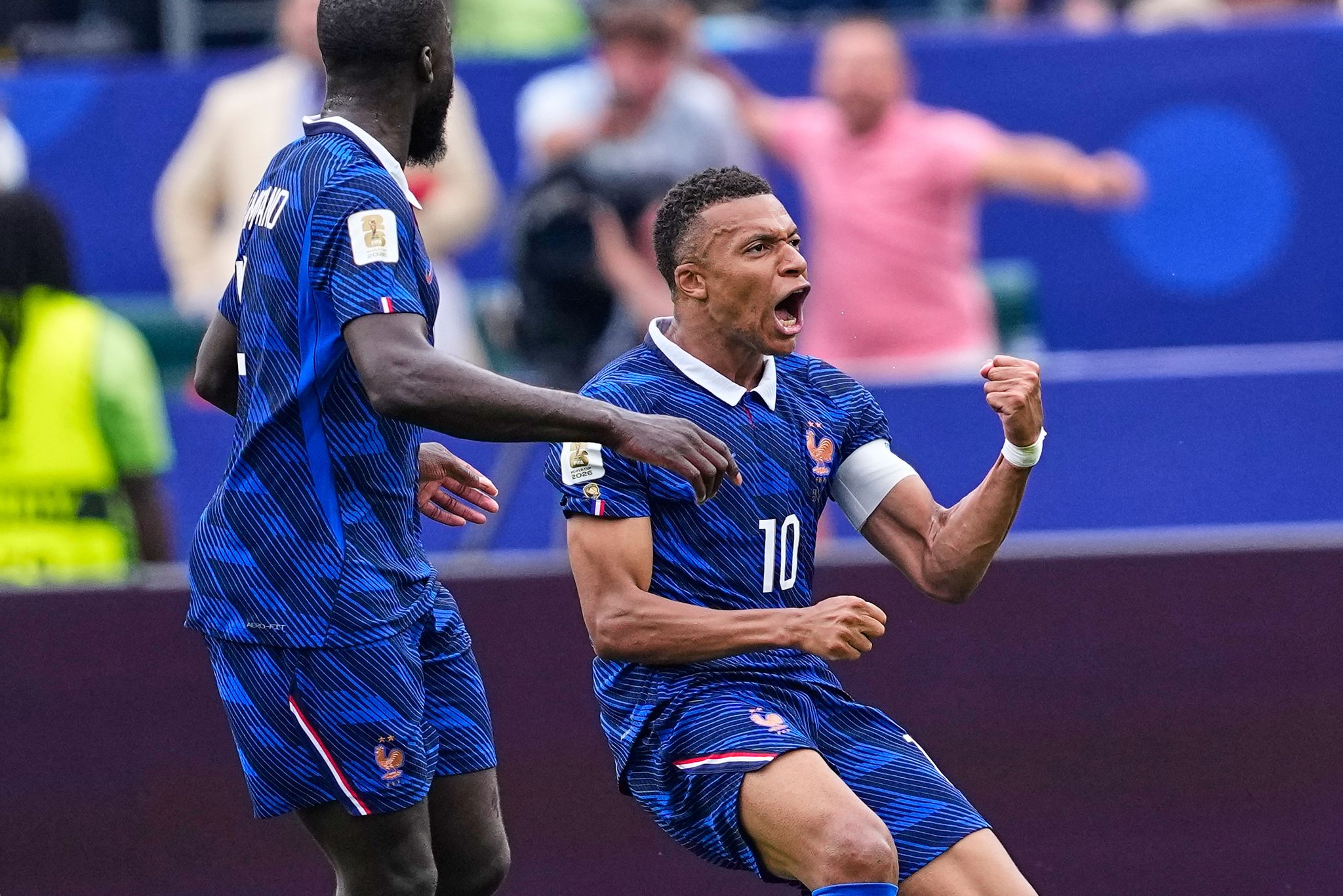 Kylian Mbappé scores 2 goals to lead France to 3-0 win over Iraq and into World Cup knockout stage By DAN GELSTON , AP Sports Writer Updated June 22, 2026 8:08 p.m.