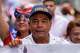 Rep. Adriano Espaillat, D-N.Y., takes part in the National Puerto Rican Day Parade, Sunday, June 14, 2026 in New York.