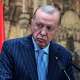 FILE - Turkey's President Recep Tayyip Erdogan listens as Somalia's President Hassan Sheikh Mohamud speaks during a joint news conference in Istanbul, Turkey, on Dec. 30, 2025.