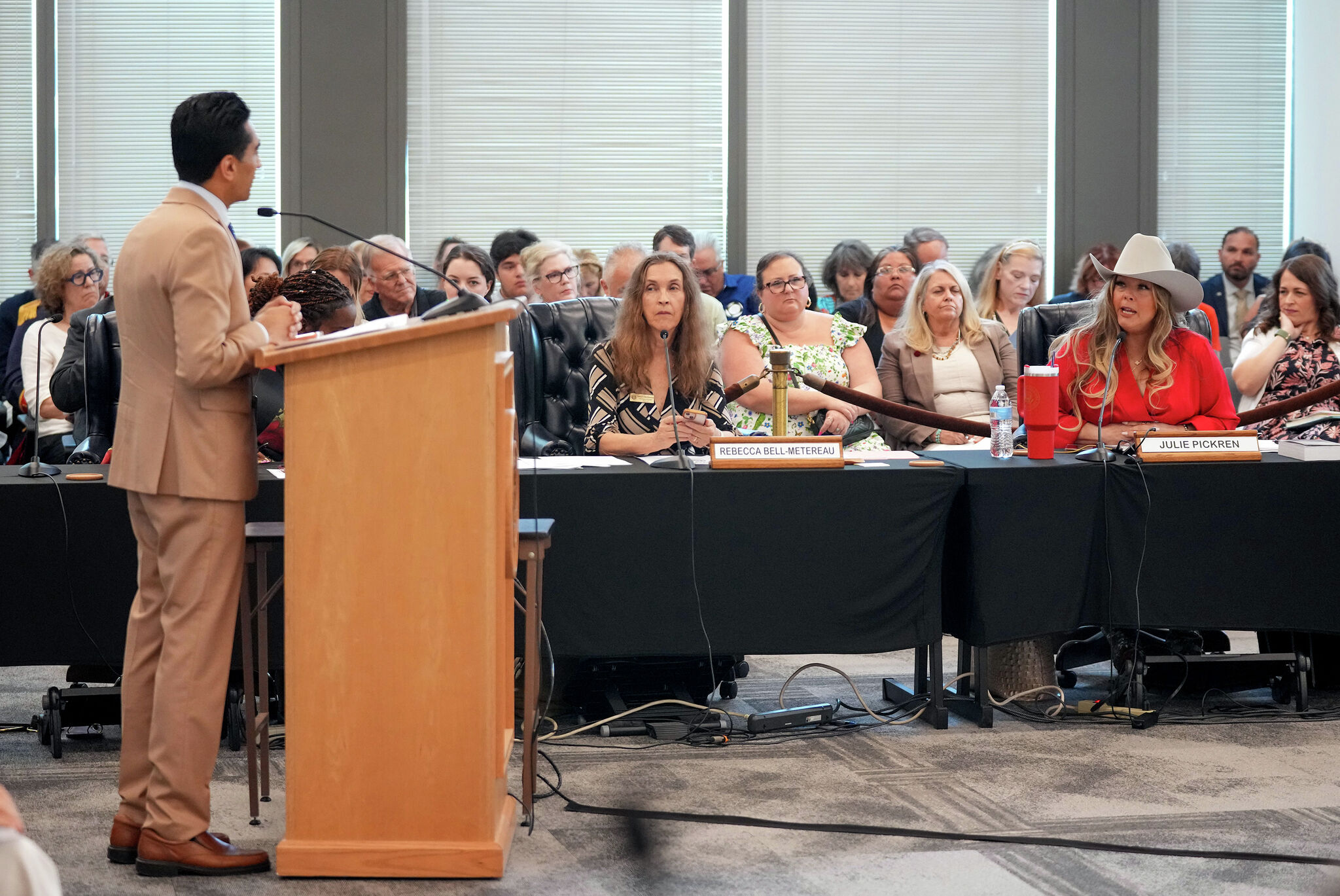 Texas education board hears debate on reading list with Bible verses