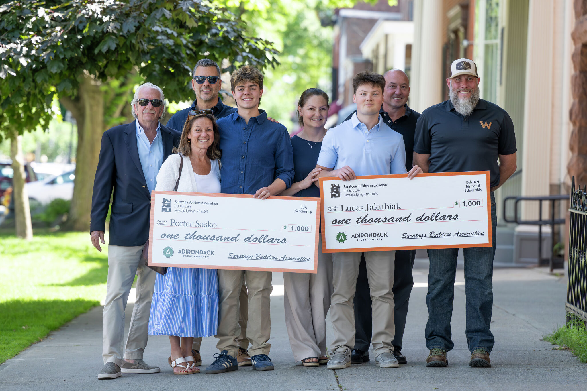 Saratoga Builders Association awards two scholarships