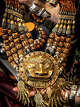 An African-inspired piece by Ukrainian jewelry artist Masha Archer in her studio in San Francisco on Thursday, April 30, 2026. Archer, who for years has sold her bold, bright wares at the War Memorial Opera House during opera productions, was recently and suddenly informed San Francisco Opera is discontinuing the shop.