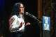 Democratic congressional candidate Claire Valdez speaks during a Get Out The Vote rally ahead of New York's primary election, Thursday, June 18, 2026, in the Brooklyn borough of New York.