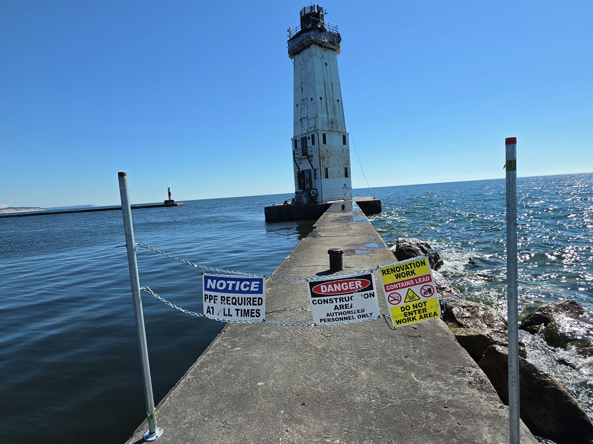 Frankfort Lighthouse restoration enters first phase of $1.1M project