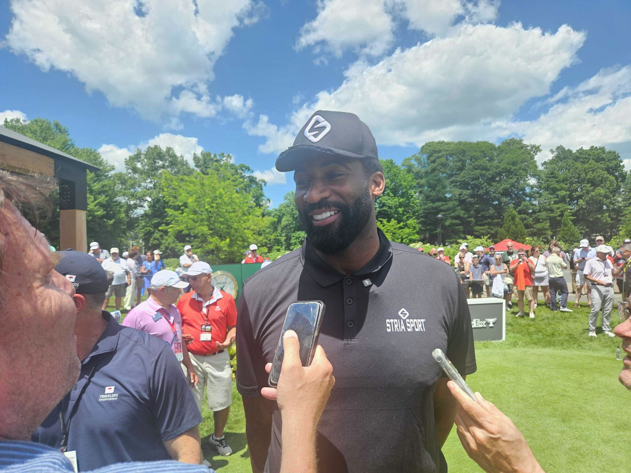 Andre Drummond excited to play in Travelers Pro-Am for first time, 'super-excited' for Karaban, Reed