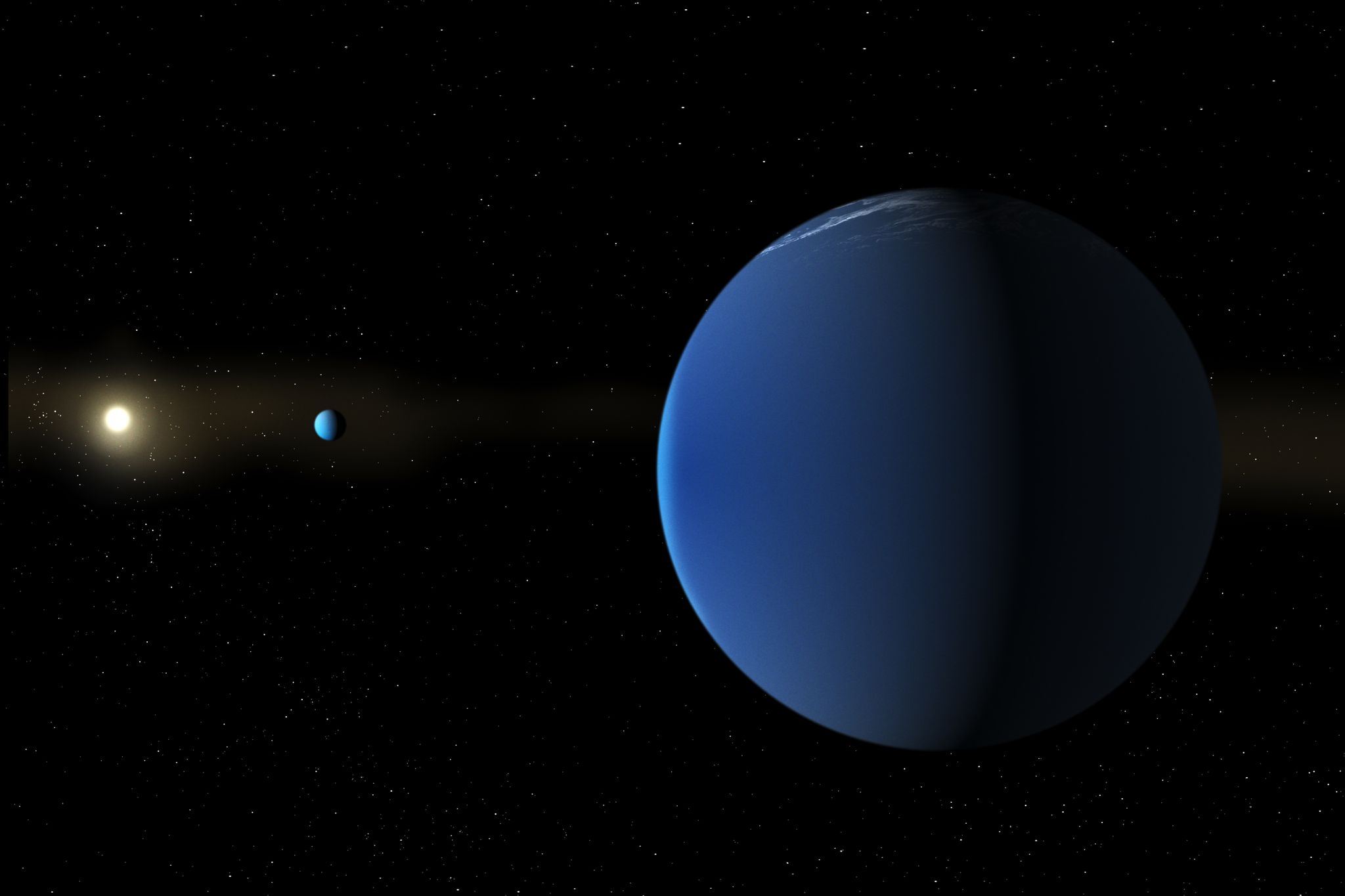 天文学者が綿菓子より軽い、膨らんだ最大の超惑星を発見