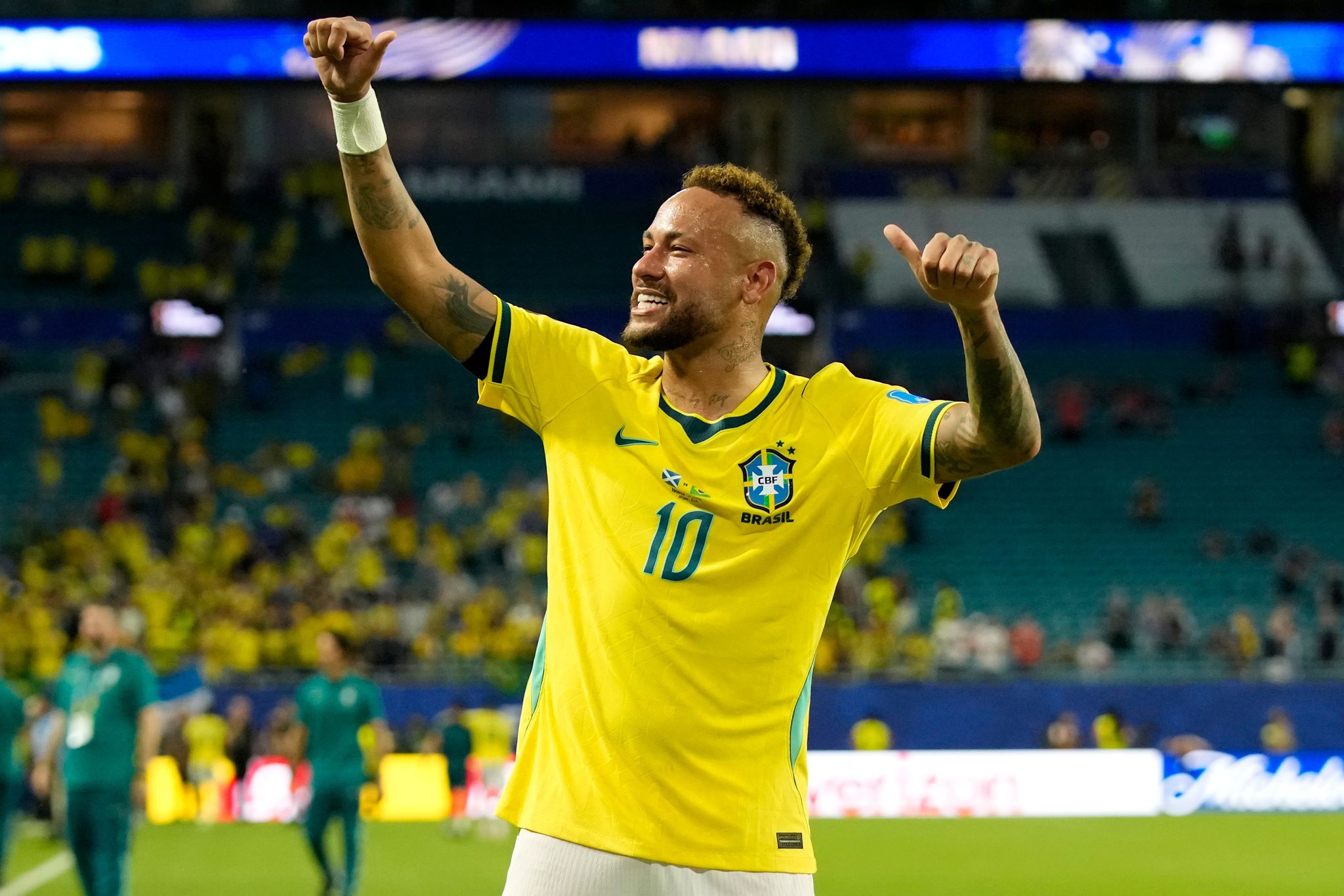 Our idol is back': Neymar debuts in this World Cup as a sub for