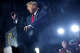 President Donald Trump speaks during a rally Wednesday on the National Mall. While voters are focused on the cost of living, Trump is fixated on passing more stringent rules governing elections, David M. Drucker writes.