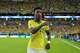 Brazil's Vinicius Junior (7) celebrates after scoring his side's second goal during the World Cup Group C soccer match between Scotland and Brazil in Miami Gardens, Fla., Wednesday, June 24, 2026.