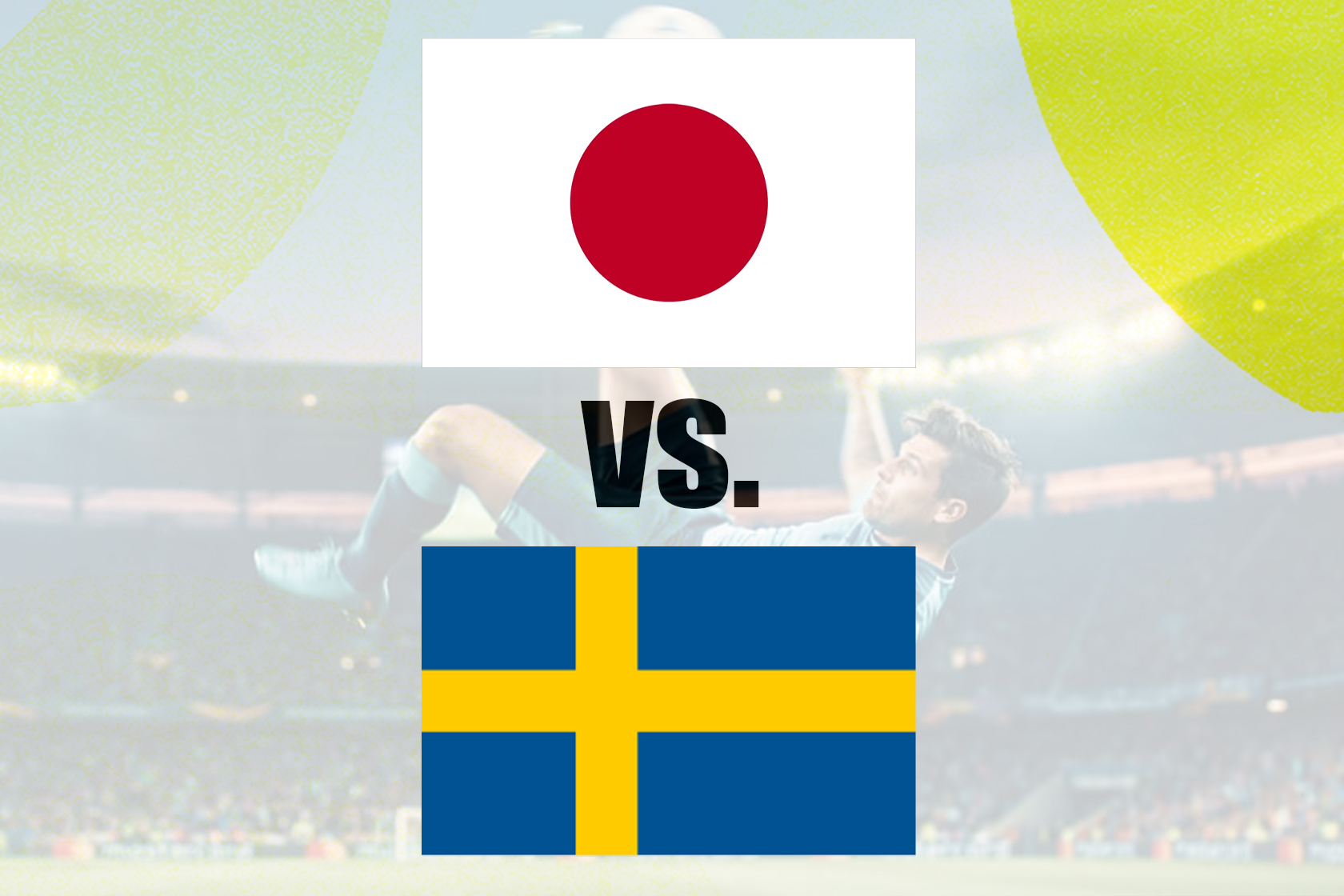 How to watch Japan vs Sweden without cable tonight