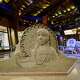 A 10-ton sand sculpture honoring Dr. Gladys Iola Tantaquidgeon.