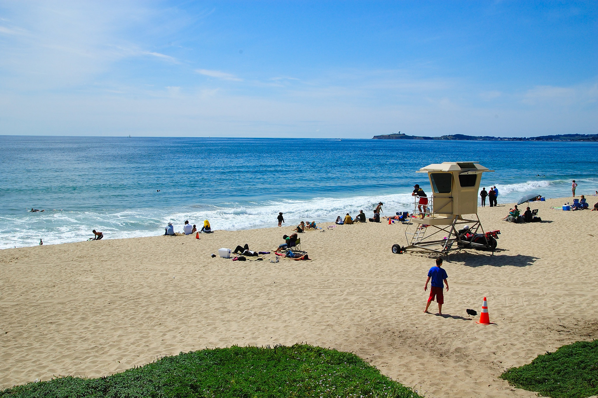 Woman lying on Calif. beach run over by lifeguard vehicle