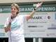President and CEO Janet Collinsworth speaks at Jericho Village, an affordable housing project, as they celebrated their grand opening, in Wylie, Texas, Thursday, June 25, 2026.