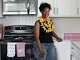 Keoni Hudson poses for a portrait inside her kitchen in Jericho Village, an affordable housing project, in Wylie, Texas, Thursday, June 25, 2026. Hudson was one of the first residents to move into Jericho Village.