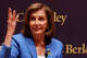 Rep. Nancy Pelosi, D-San Francisco, speaks at UC Berkeley’s Hertz Hall on April 18, 2022. After retiring from Congress, Pelosi will launch a new institute for representative democracy at the university and co-teach a class on Congress.
