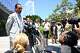 Steve Haney, attorney for Jonathan Rinderknecht, speaks outside federal court after a federal judge declared a mistrial in the arson case against Rinderknecht, who is accused of sparking the deadly 2025 Palisades Fire, on Friday, June 26, 2026, in Los Angeles.