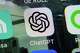 FILE - The ChatGPT app is displayed on an iPhone in New York, May 18, 2023.