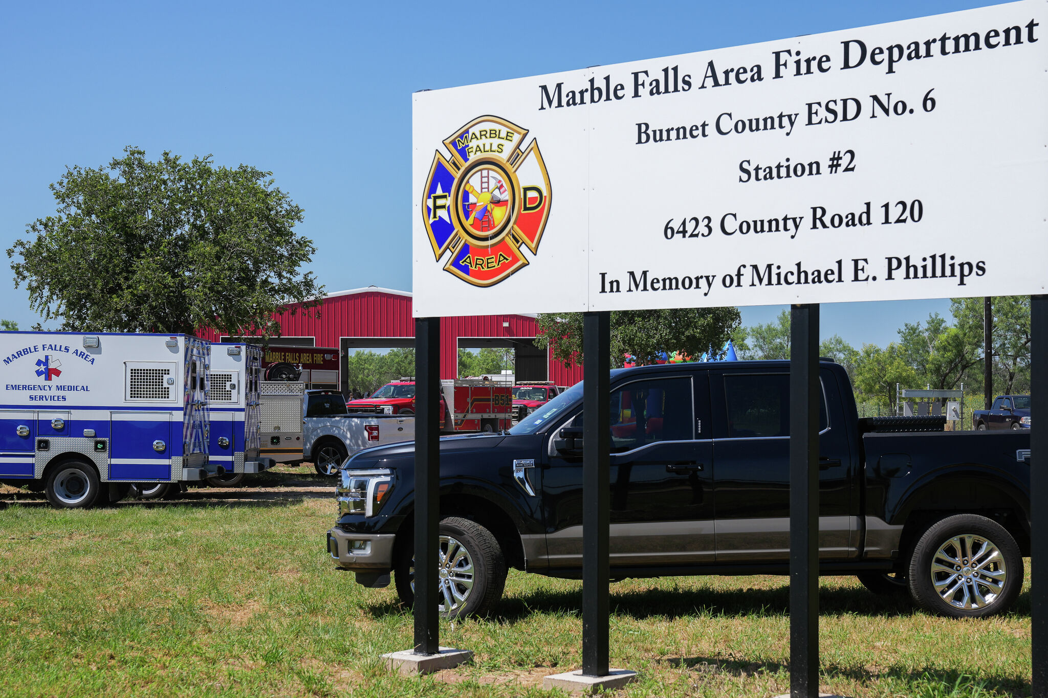 Photos: Marble Falls dedicates new fire station to former chief, Michael E. Phillips