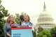 Kristin Bride, right, mother of 16-year-old Carson Bride, who died by suicide after being cyber-bullied on an anonymous app on Snapchat, is joined by Amy Neville, left, mother of 14-year-old Alexander Neville, who died from fentanyl poisoning after being deceived by a drug dealer operating on Snapchat, during a Social Media Victims Remembrance Day memorial on Capitol Hill, Tuesday, June 23, 2026, in Washington.