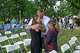 Brittney Bird, from left, is comforted by her husband Luke Bird and daughter Aurora Bird as they remember her son Bradyn Bohn, 15, during a Social Media Victims Remembrance Day memorial on Capitol Hill, Tuesday, June 23, 2026, in Washington.