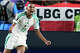 El argelino Rafik Belghali (17) celebra su gol ante Austria por el Grupo J del Mundial, el sábado 27 de junio de 2026, en Kansas City. (AP Foto/Charlie Riedel)