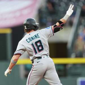 Conine smashes 3-run homer, Alcantara improves to 6-0 in June as Marlins beat Rockies 10-7
