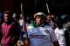 Protesters march against illegal immigration, in Johannesburg, South Africa, Tuesday, June 30, 2026.