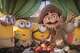 Max (voice of Christoph Waltz) is a silent film director who casts Minions as his latest stars in “Minions & Monsters.”