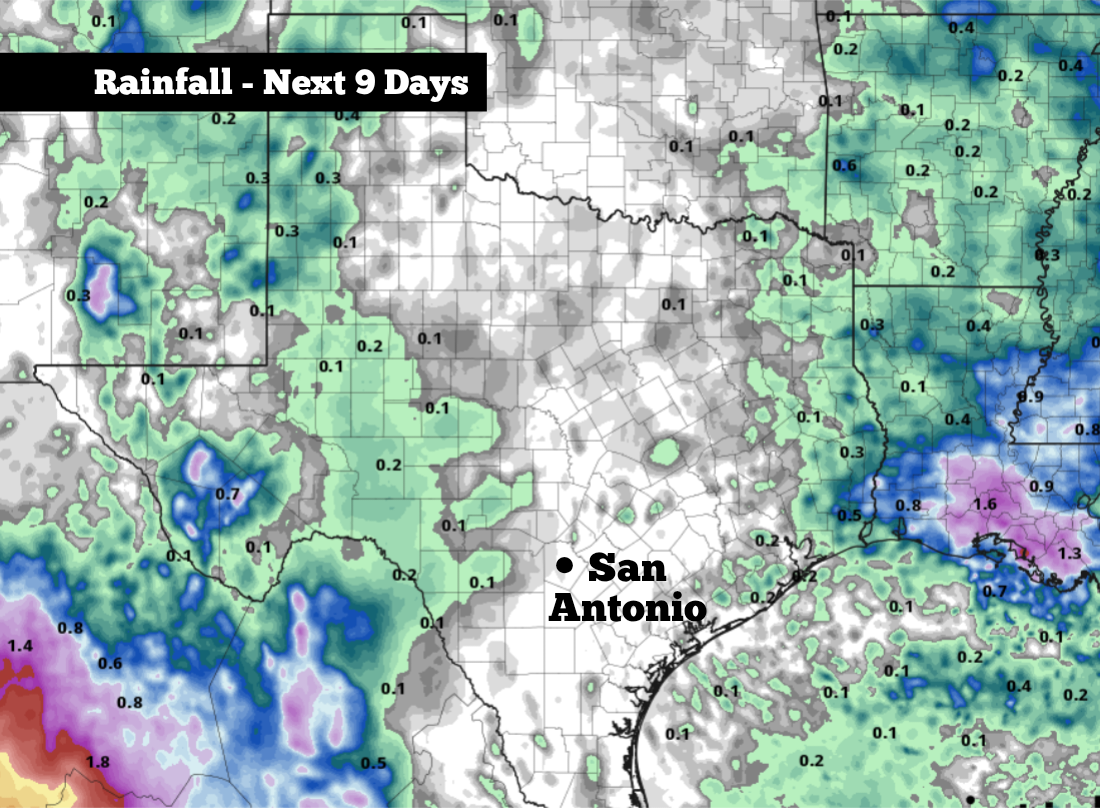 When will South Texas see rain again? What forecast models say.