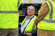 Gov. Greg Abbott on Thursday tours the Caterpillar facility in Seguin.