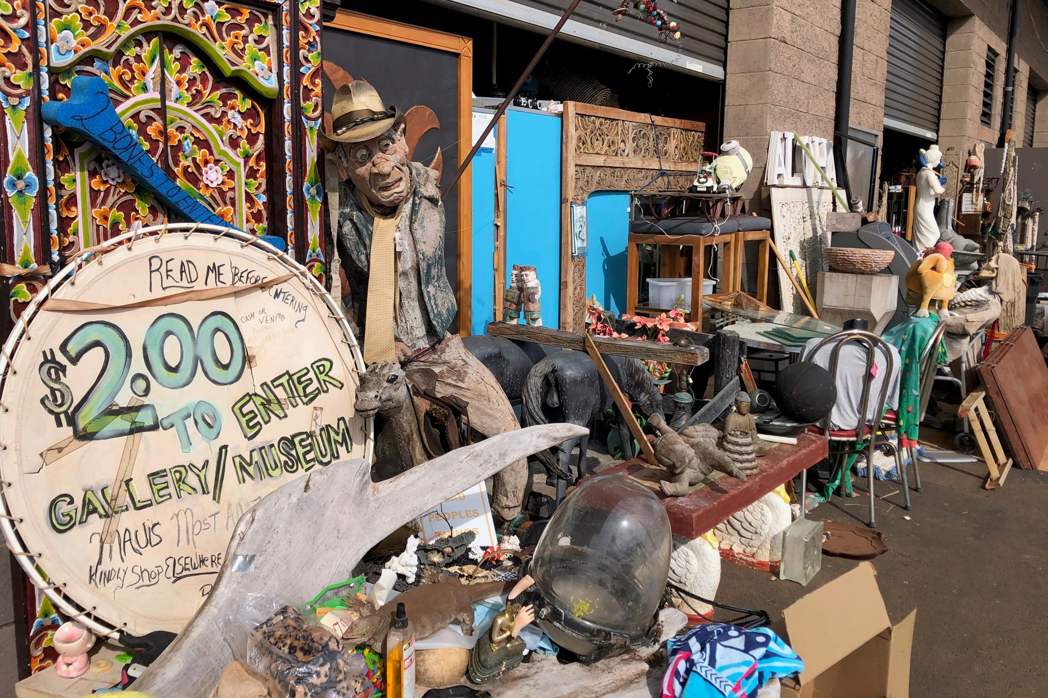 A giant Hawaii warehouse dedicated to millionaire leftovers