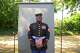 New U.S. citizen and twice-deployed U.S. Marine Sgt. Diakaria Sangare, from Guinea, poses for a portrait following the naturalization ceremony on Independence Day at George Washington's Mount Vernon, Saturday, July 4, 2026, in Alexandria, Va.
