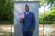 New U.S. citizen U.S. Air Force senior airman Stephen Kissi, from Ghana, poses for a portrait following a naturalization ceremony on Independence Day at George Washington's Mount Vernon, Saturday, July 4, 2026, in Alexandria, Va.