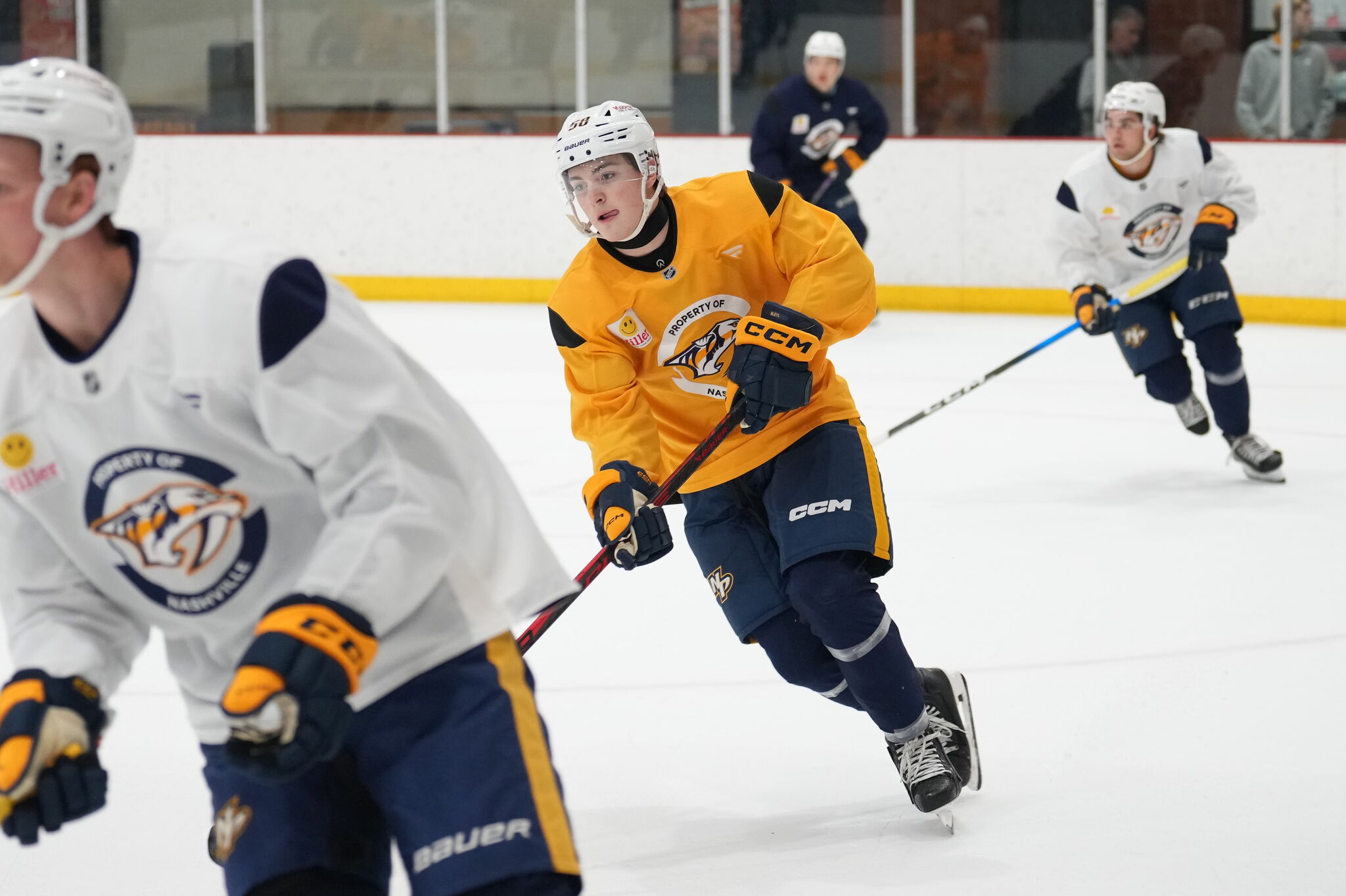 Bleyl will pack for Michigan State. He originally planned to return for a second season with the Moncton Wildcats of the QMJHL. However, he changed his mind.