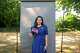 New U.S. citizen Anita Nawshin, from Bangladesh, poses for a portrait following a naturalization ceremony on Independence Day at George Washington's Mount Vernon, Saturday, July 4, 2026, in Alexandria, Va.