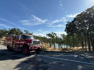 Napa Co.: Cal Fire Crews Contain Vegetation Fire West Of Lake Berryessa