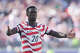 Folarin Balogun #20 of the United States celebrates his goal during the FIFA World Cup 2026 Round Of 32 match between USA and Bosnia and Herzegovina at San Francisco Bay Area Stadium on July 1, 2026 in Santa Clara, United States. (Photo by Elysia Su/ISI Photos/ISI Photos via Getty Images)