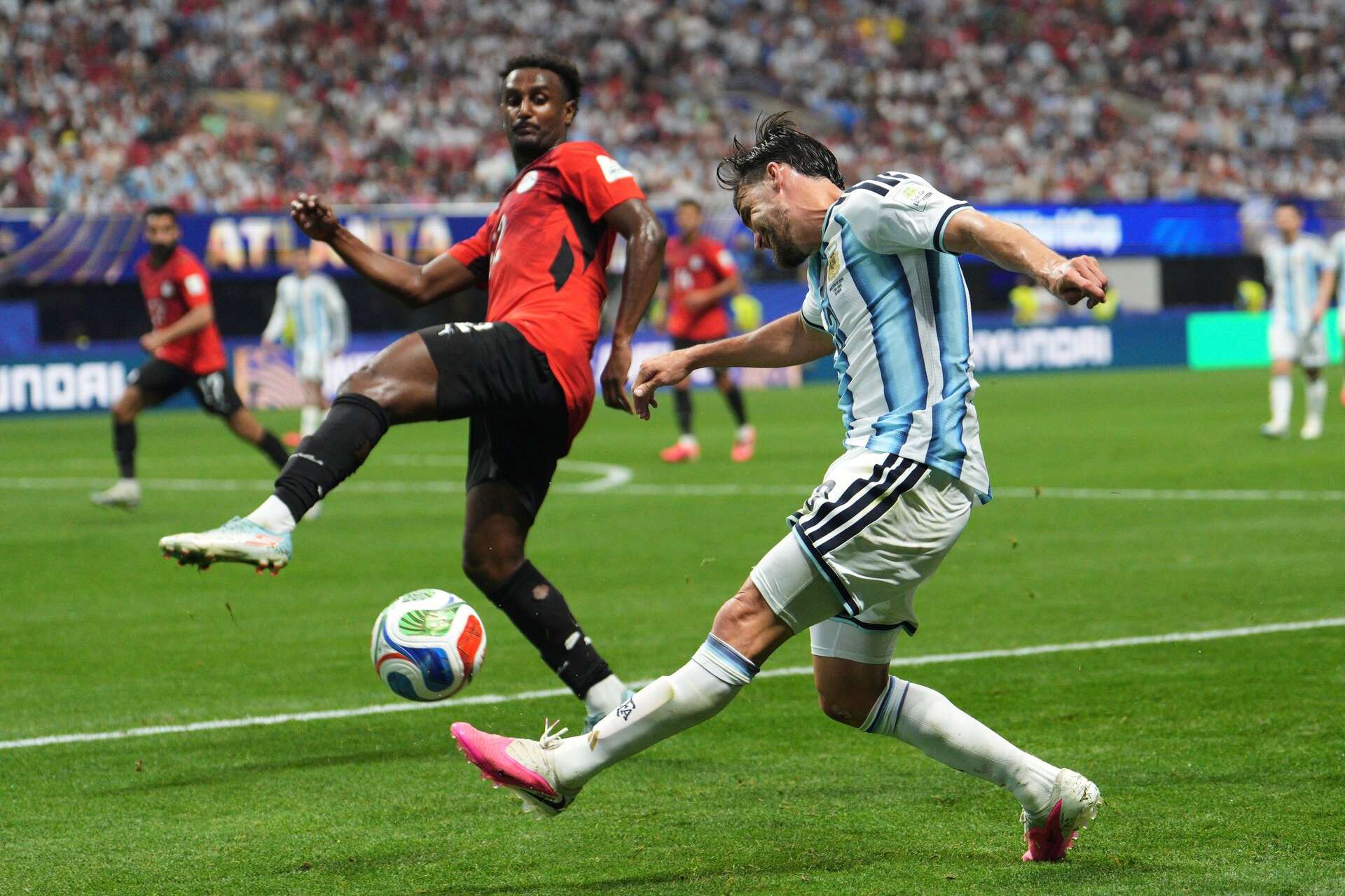 Lionel Messi's Argentina defeats Egypt 3-2 and Switzerland meets Colombia at World Cup, in photos
