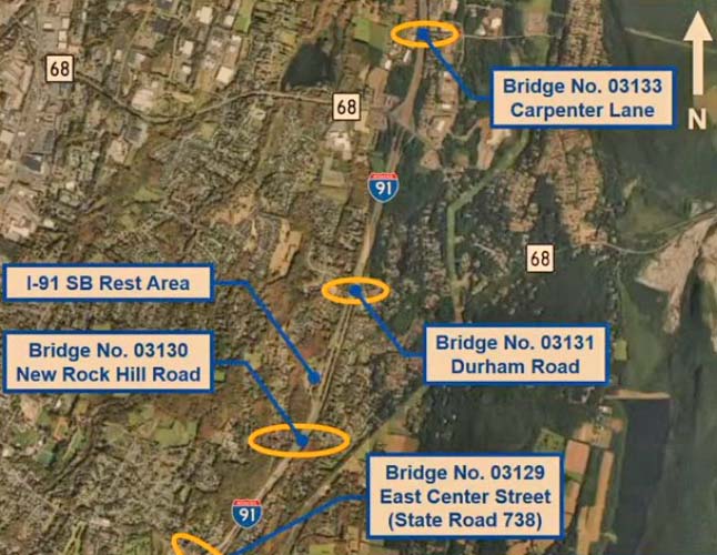 Fourth I-91 bridge added to Wallingford replacement project