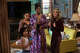 Sean (Atticus Woodward, from left), Trish (Jaylen Barron), Janelle (Candace Nicholas-Lippman) and Rainey (Helen Hunt) in the Starz series “Blindspotting.”