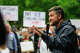 U.S. Rep. Pat Ryan, seen here at a rally in Newburgh in July, has called for stricter regulation of artificial intelligence companies. But financial disclosures show he has significant investments in AI, and a limited ability to shift his holdings.