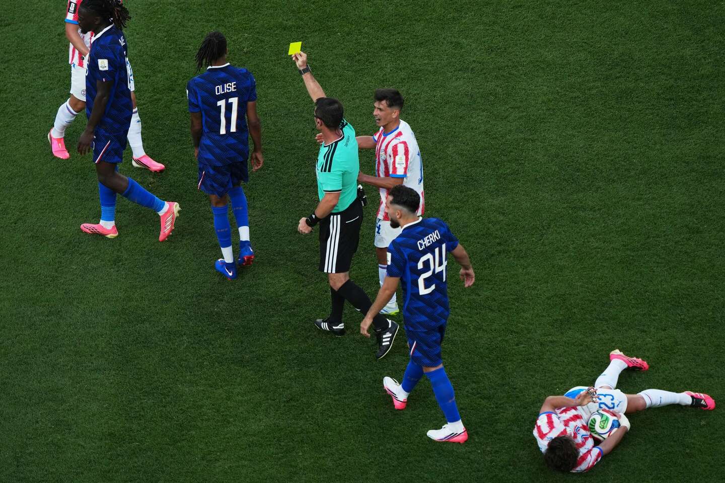 France coach Didier Deschamps says Michael Olise's World Cup yellow ...