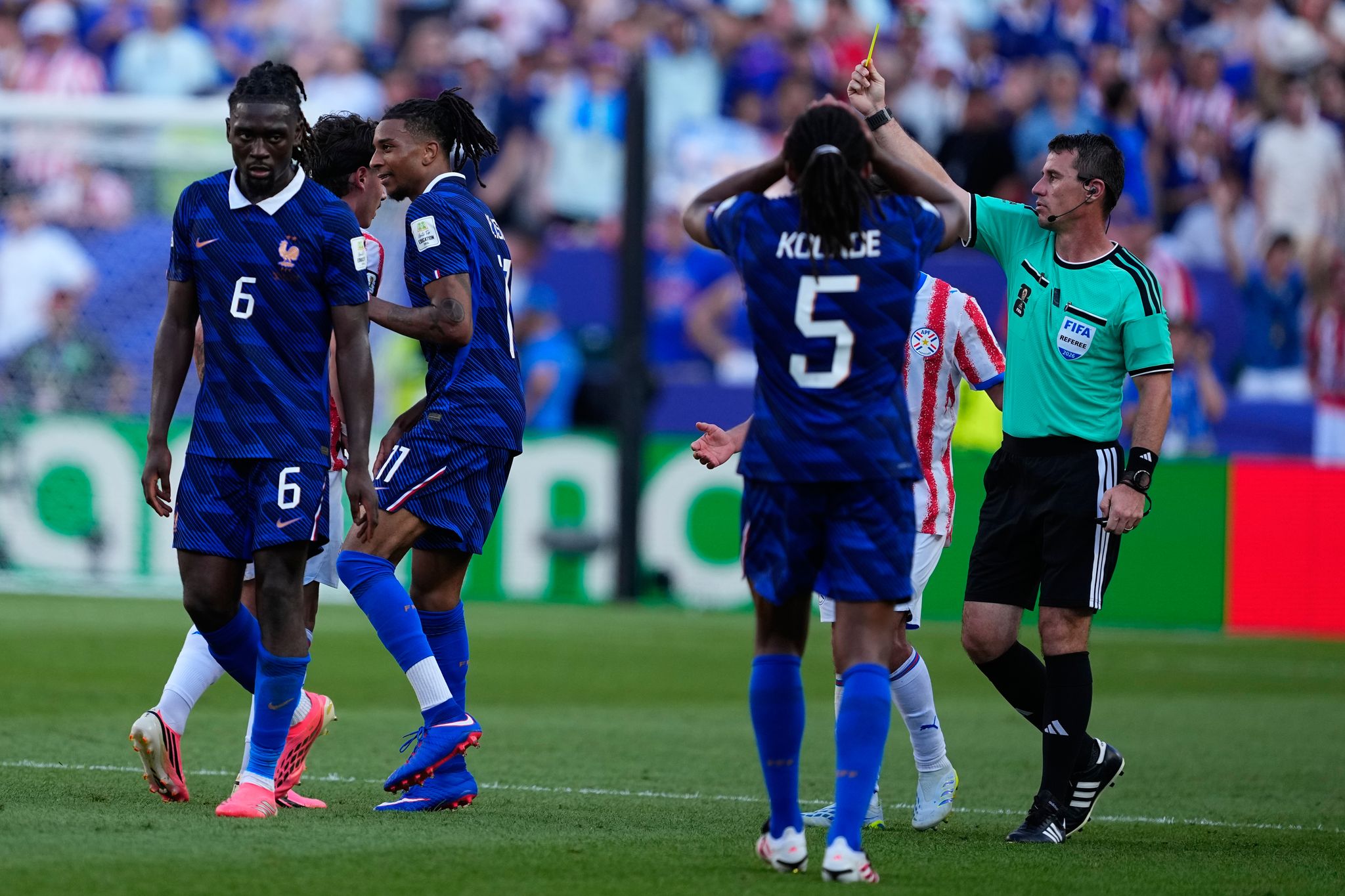 France coach Didier Deschamps says Michael Olise's World Cup yellow ...