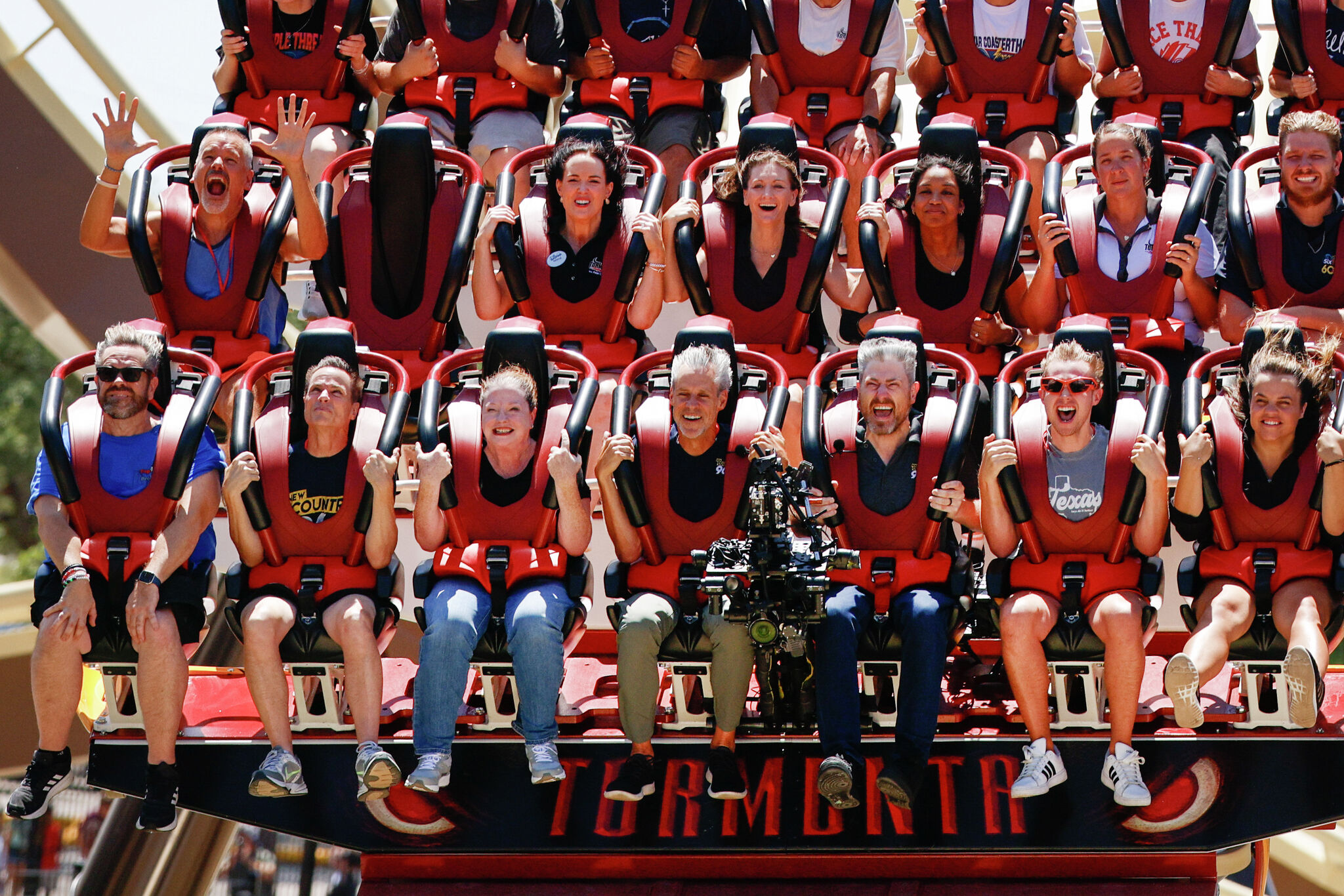 Record-breaking coaster Tormenta opens at Six Flags Over Texas