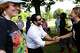 Michigan U.S. Senate candidate, Abdul El-Sayed, is seen greeting volunteers at a canvassing event at Riverside Park on Tuesday, July 7, 2026 in Grand Rapids, MI.